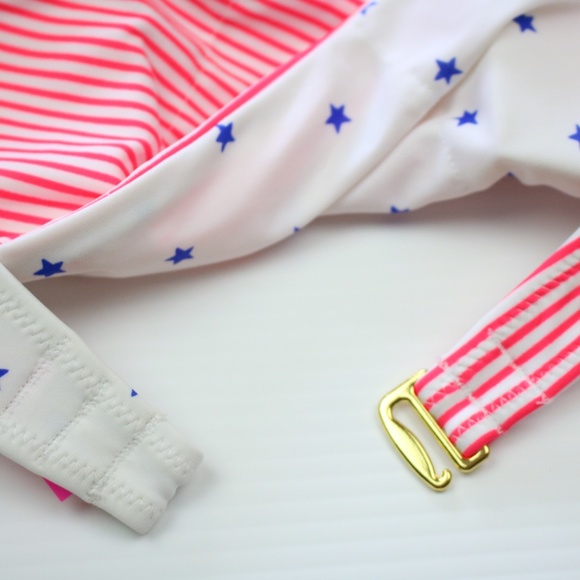 Victoria's Secret Striped Star Twisted Bikini Top - Picture 12 of 13